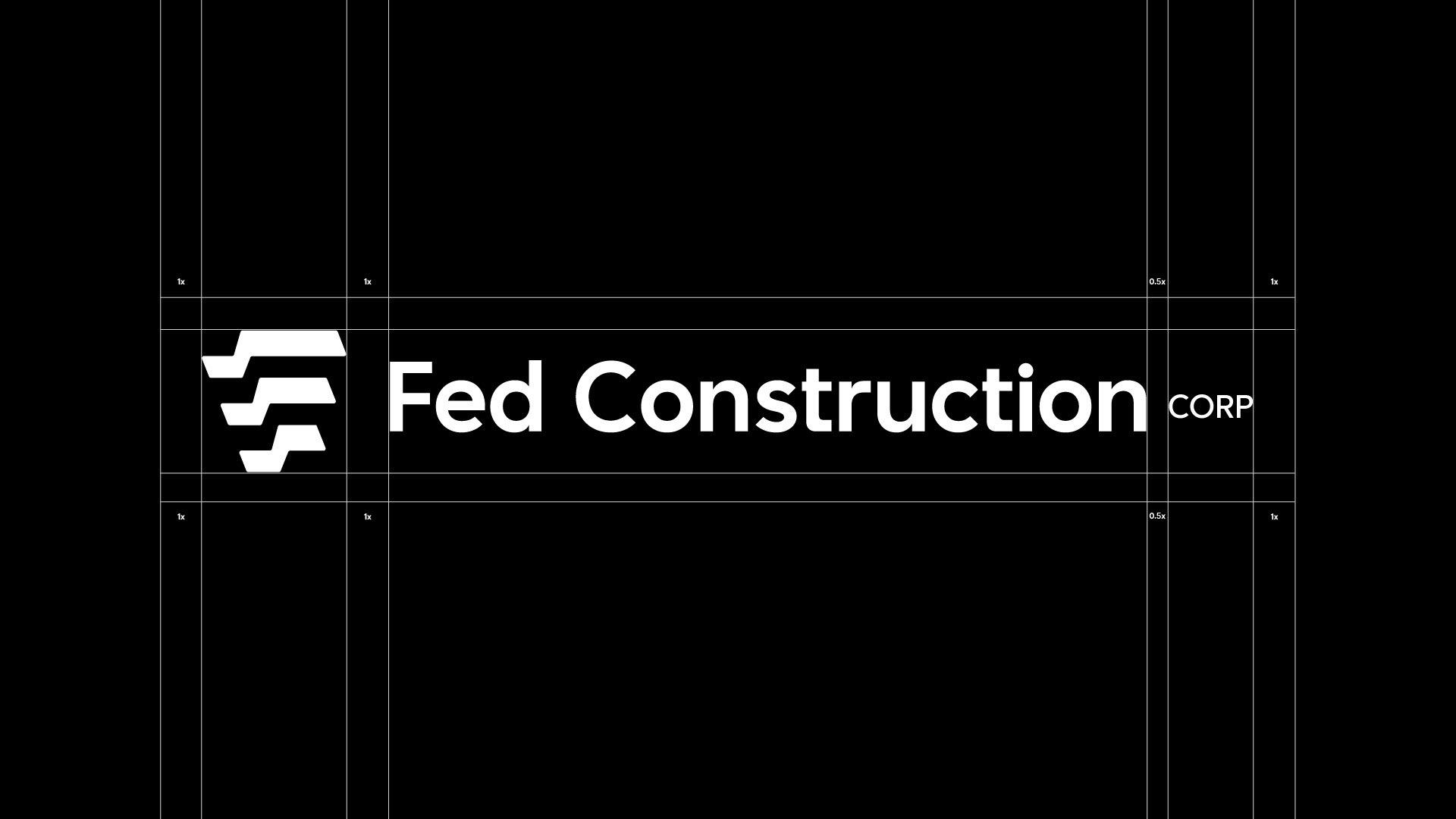 FED Construction Corp branded composition